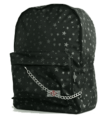 BAGS - STARS BLACK SILVER