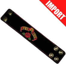 GUNS N ROSES - LOGO LEATHER